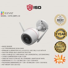  CCTV EZVIZ WIRELESS IP CAM C3TN CS-CV310-A0-3C2WFRL 2.8MM  3MP