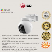 CCTV EZVIZ WIRELESS IP CAM CB8 2K CS-CB8-R100-2C3WFL 2K