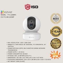 CCTV EZVIZ WIRELESS IP CAM TY1 CS-TY1-B0-1G2WF 2MP